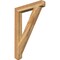 Ekena Millwork Traditional Craftsman Rough Sawn Bracket, Western Red Cedar, 4"W x 28"D x 40"H BKT04X28X40TRA04RWR - alternate 1